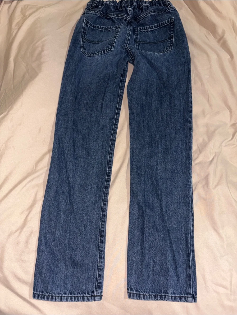 The Children’s Place Boys Straight Leg Jeans Size 14 Dark Wash Adj Waist EUC